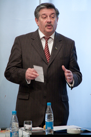 председатель Русской общины Азербайджана Михаил Юрьевич Забелин 