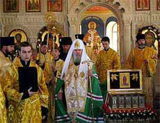 Святейший Патриарх совершил молебен покровителю г. Баку святому апостолу Варфоломею. 
