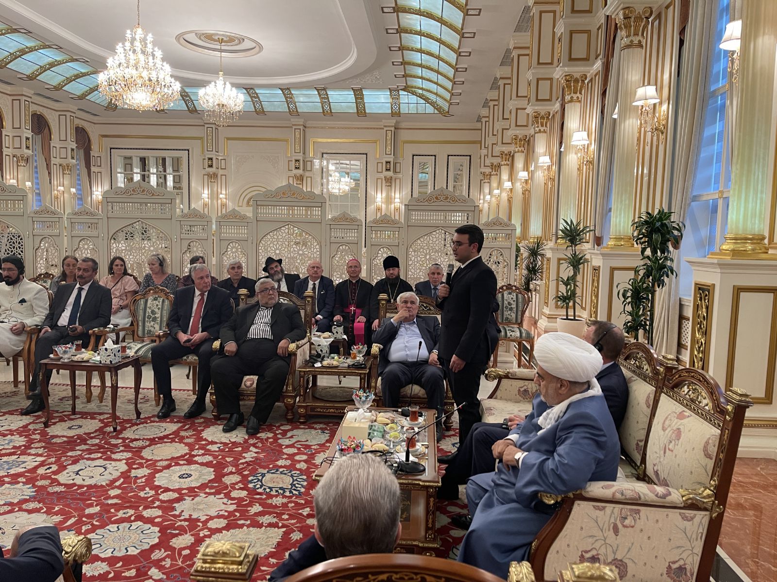 В резиденции председателя Управления мусульман Кавказа был организован торжественный прием