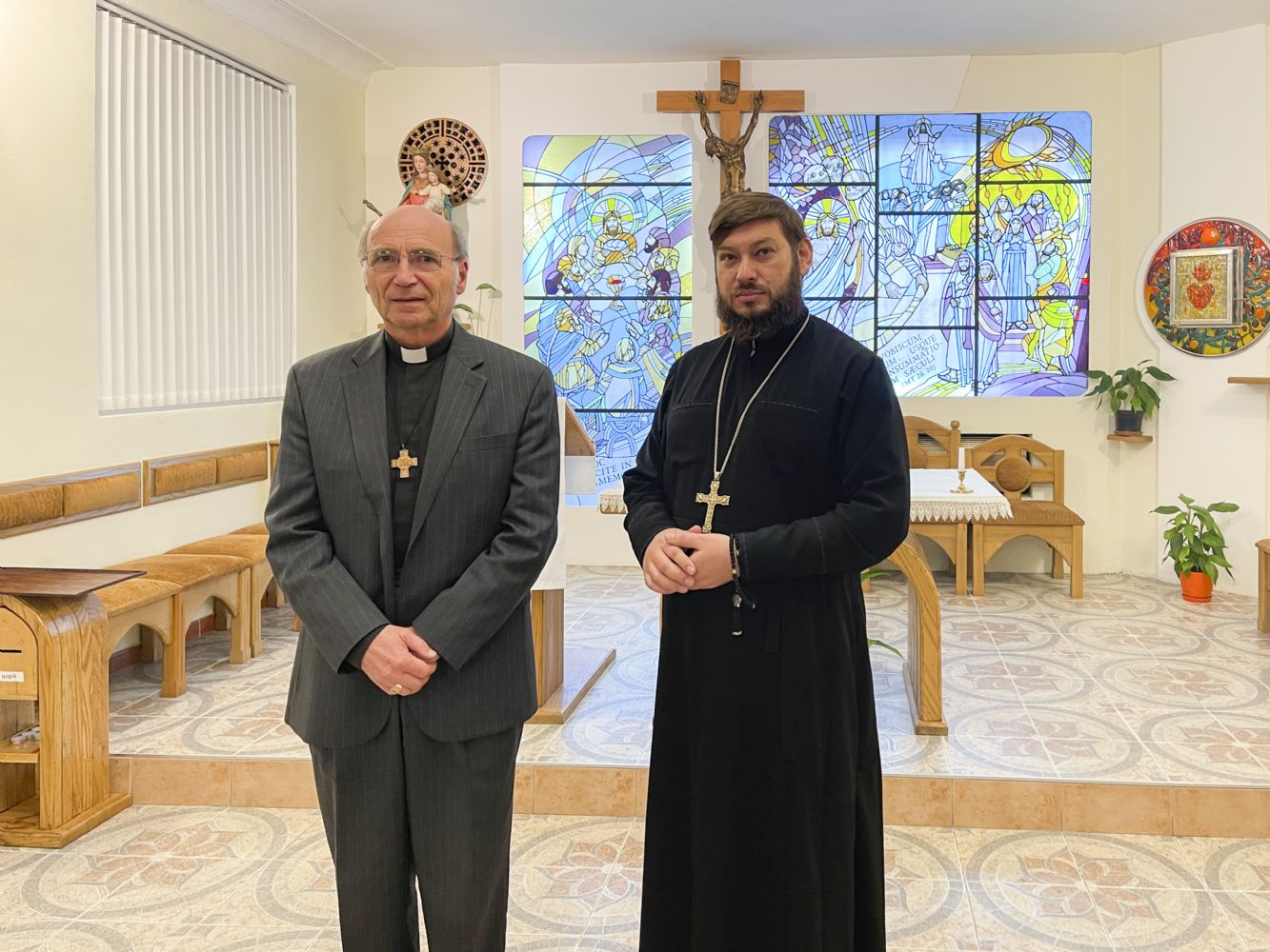 Состоялась встреча секретаря Бакинского епархиального управления с апостольским префектом Католической Церкви в Азербайджане.