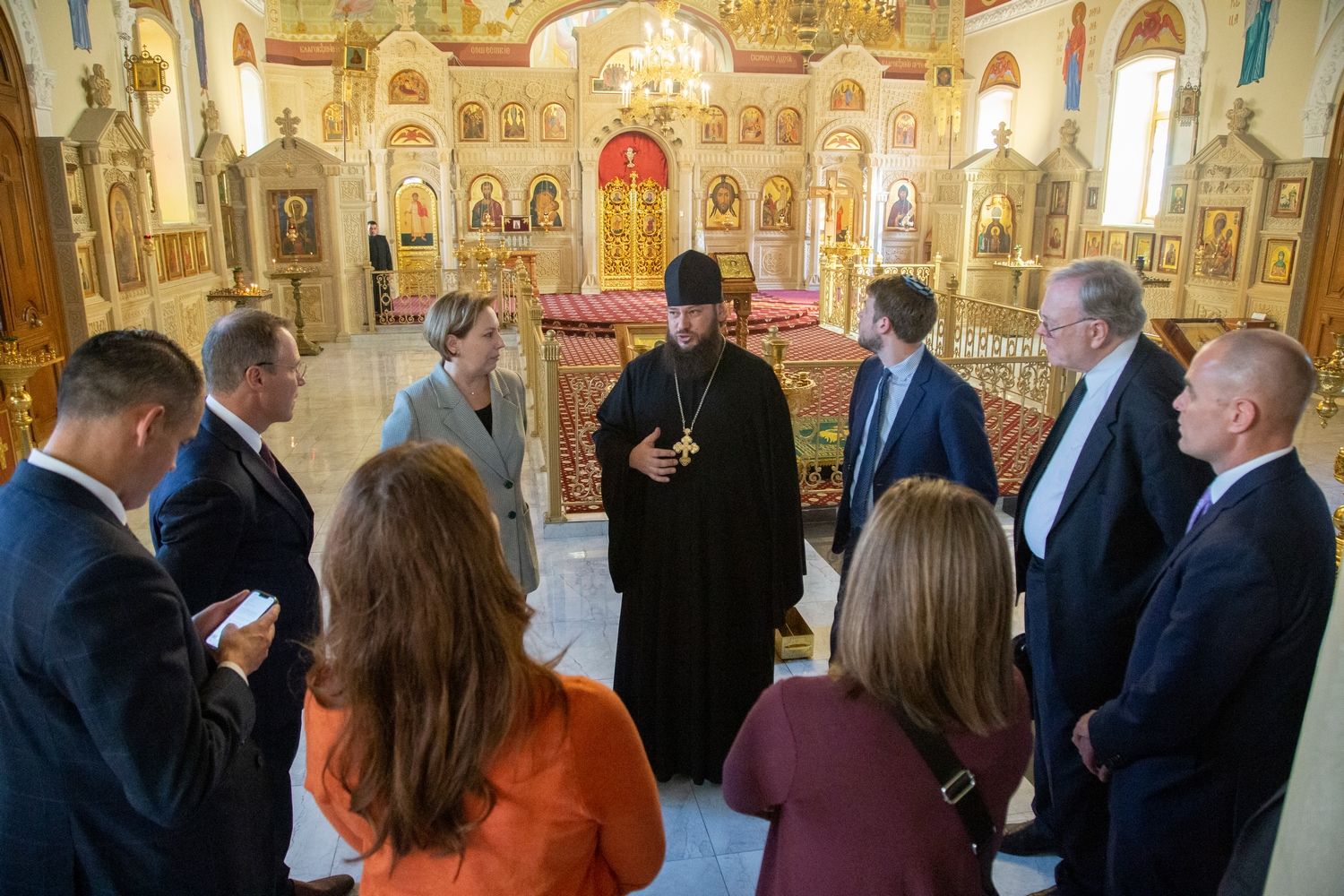 Члены делегации американского штата Юта посетили Кафедральный собор Бакинской епархии
