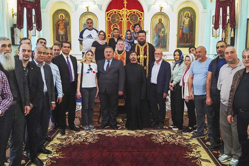 Делегация представителей христианских и других не-исламских религиозных общин Азербайджана посетила Александро-Невский храм г. Гянджи