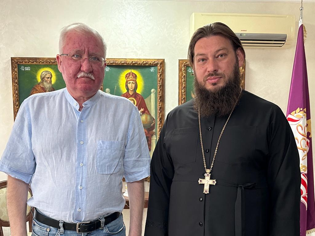 Состоялась встреча секретаря Епархиального управления с директором Императорского Православного Палестинского Общества