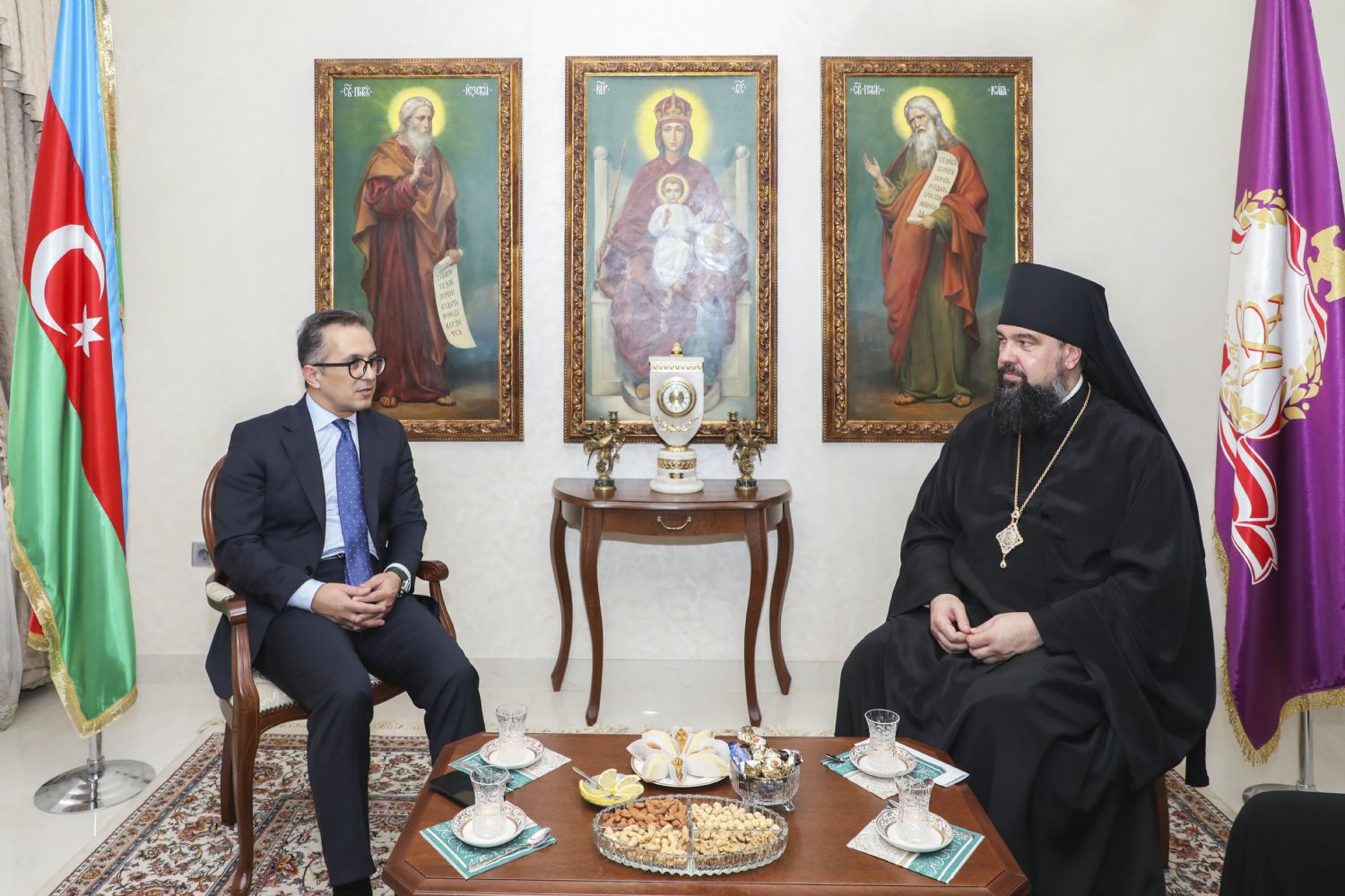 Состоялась встреча епископа Алексия и председателя Государственного комитета по работе с религиозными организациями