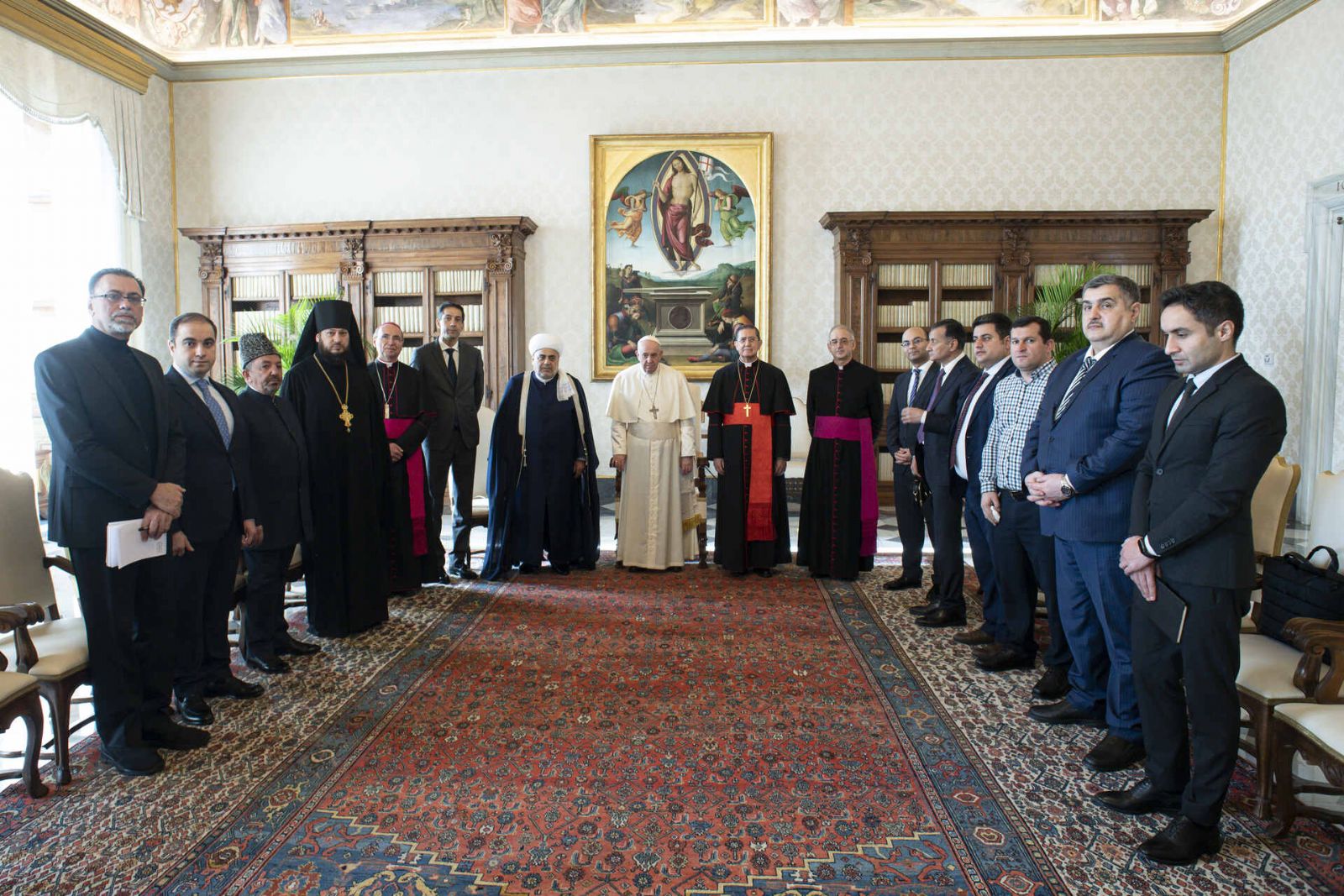 Состоялась аудиенция Римского Папы Франциска с религиозными лидерами Азербайджана