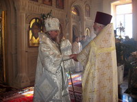 Поздравление настоятеля кафедрального собора Свв. Жен-Мироносиц г. Баку