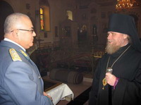 Встреча Преосвященного Епископа Александра с председателем Государственного Таможенного Комитета г-ном Алиевым А.А.