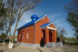 Строящийся храм в с. Таловка