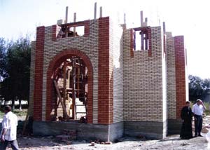 Строительство Свято-Никольского храма (с. Брянск)