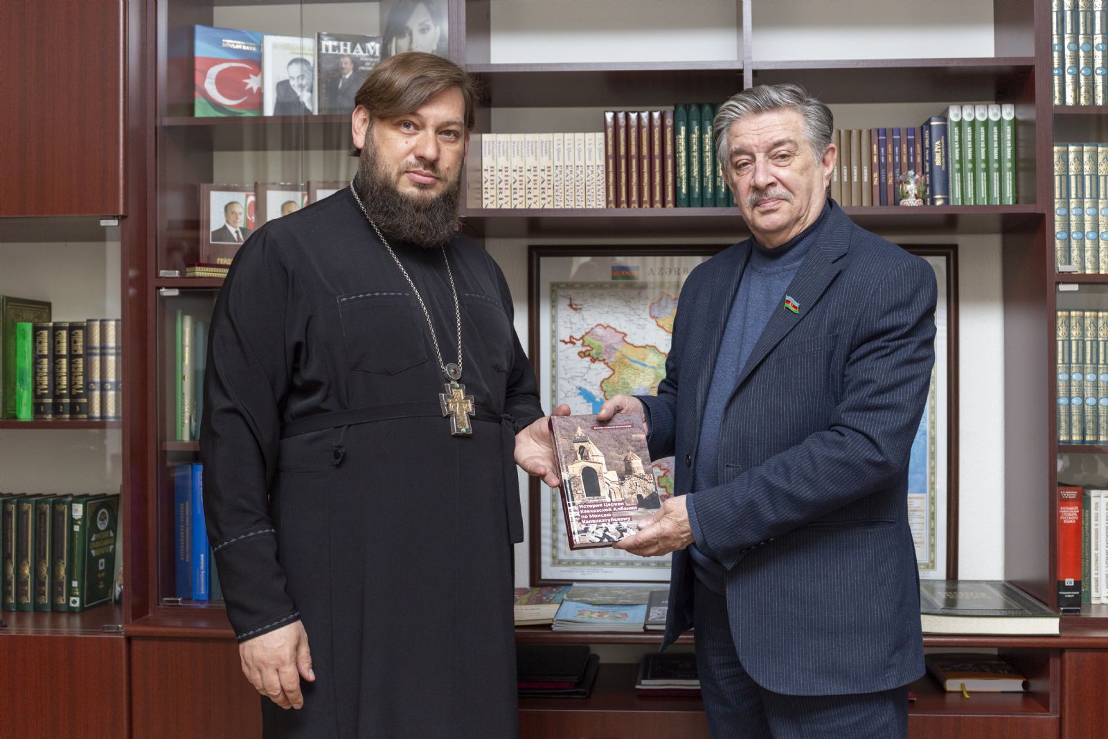 Состоялась встреча секретаря Бакинского епархиального управления с председателем Русской общины Азербайджана