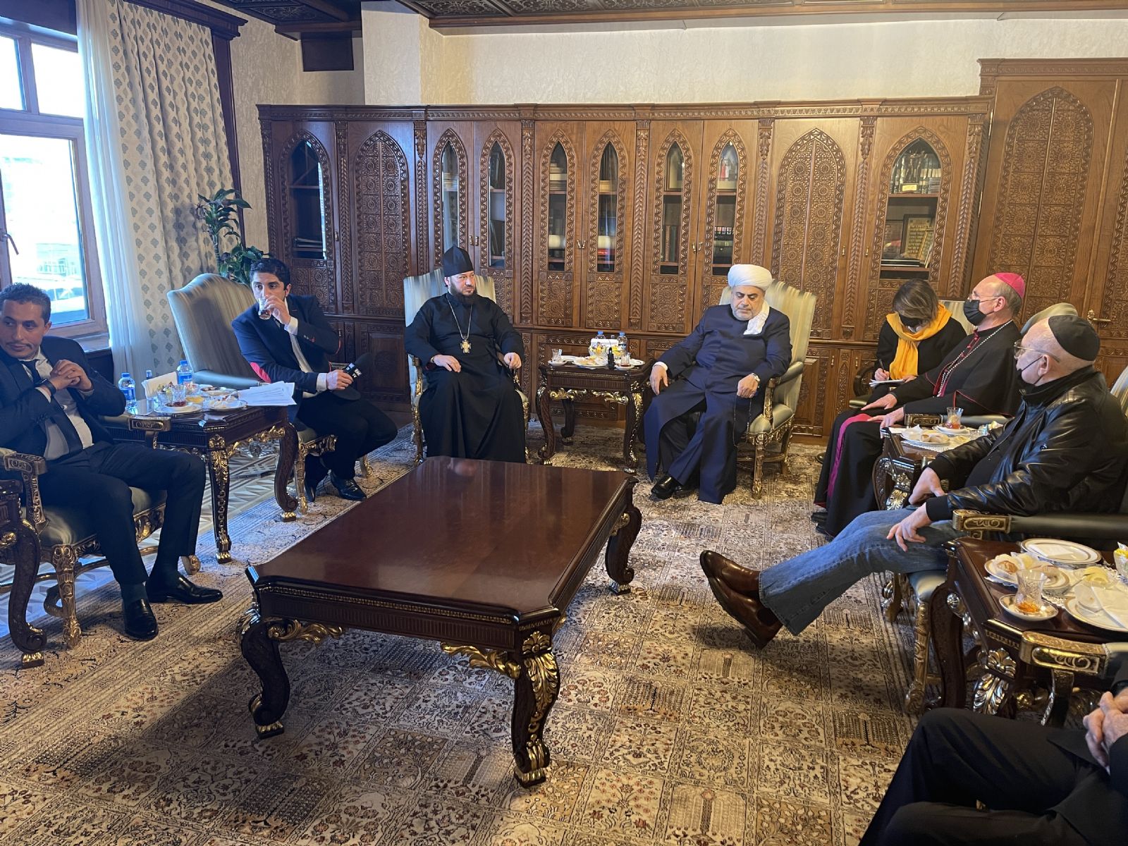 Состоялась встреча французских журналистов с лидерами традиционных религий Азербайджана