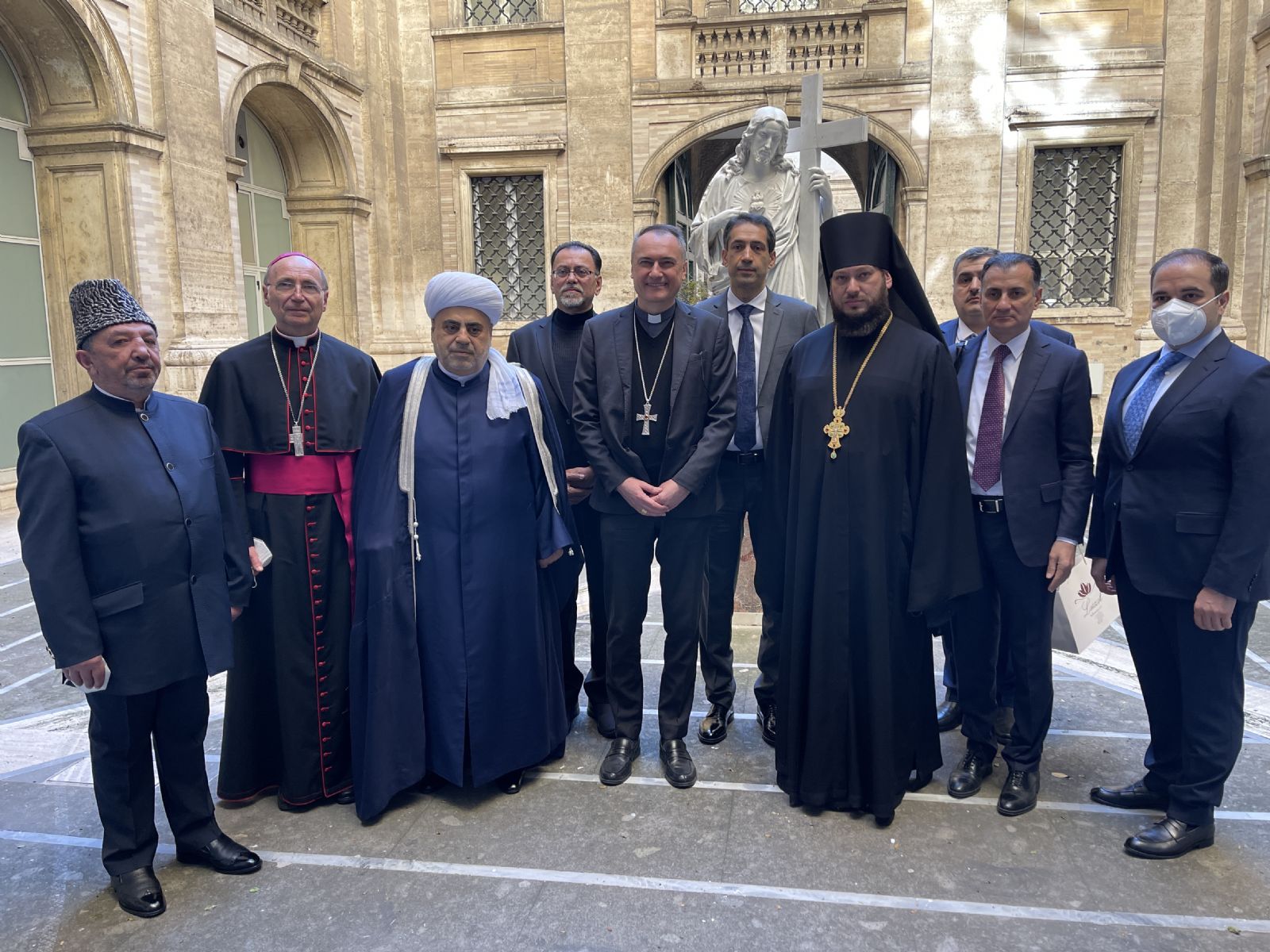 Религиозные лидеры Азербайджана встретились с приором Базилики св. Петра и Секретарём Папского Совета по межрелигиозному диалогу
