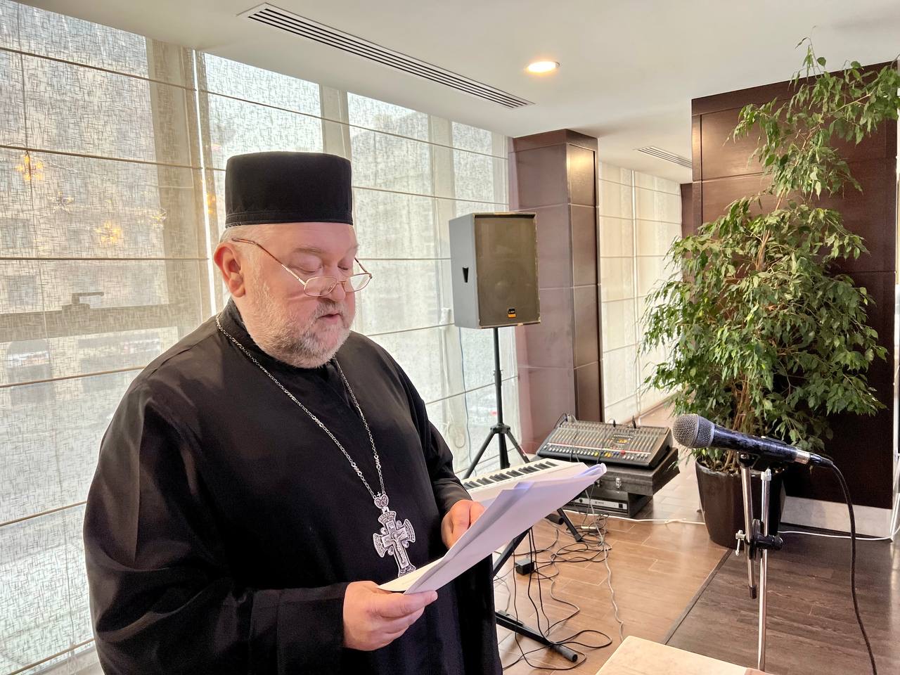 Пресс-секретарь Бакинской епархии принял участие в молитвенном завтраке