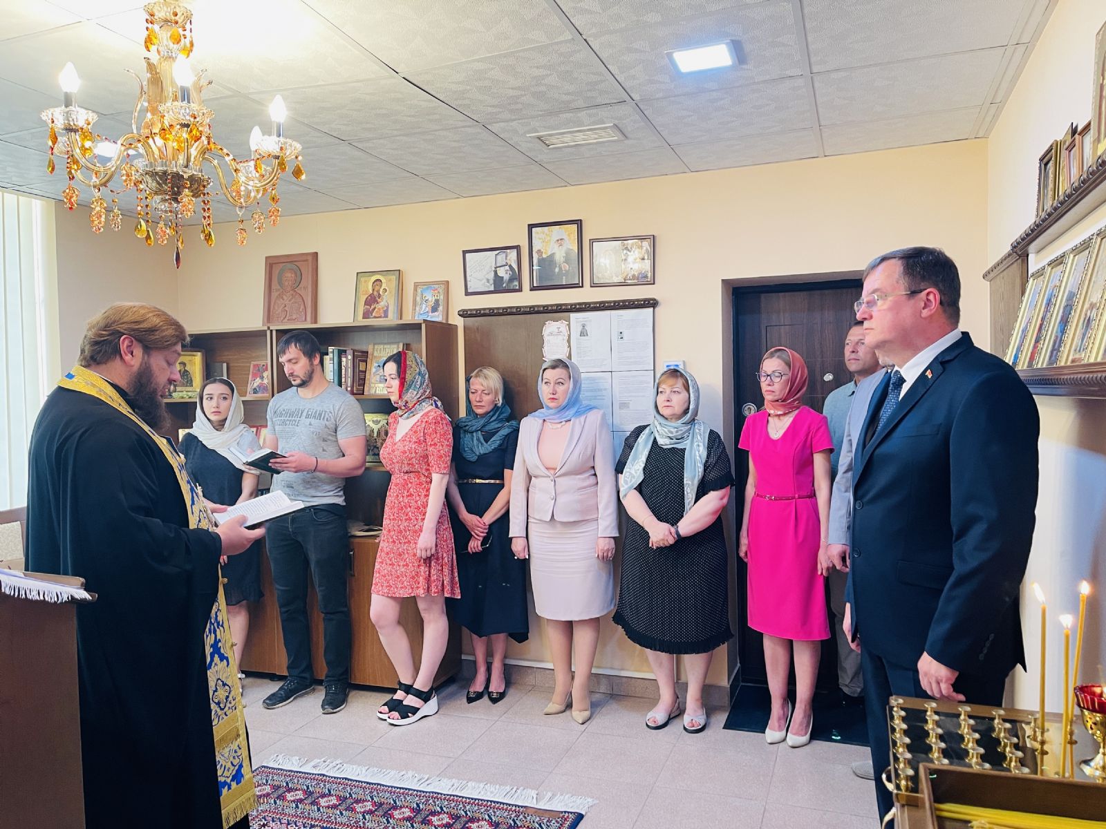 В часовне Кирилла Туровского при посольстве Республики Беларусь был совершен молебен