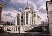 Получено разрешение на возведение храма Новомучеников и исповедников Российских в Сретенском монастыре