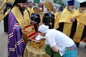 Международный крестный ход, посвященный 1025-летию Крещения Руси, прибыл в Пятигорск