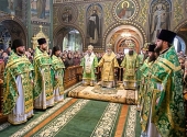 Предстоятель Украинской Православной Церкви совершил Литургию в Покровском женском монастыре г. Киева