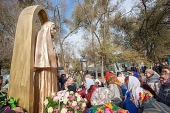 В Казахстане открыт памятник преподобномученице Елисавете Феодоровне