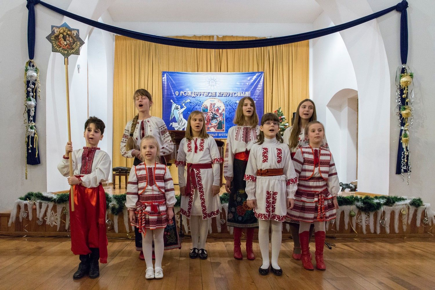 По случаю праздника Рождества Христова Бакинское Епархиальное Управление провело Рождественский концерт.