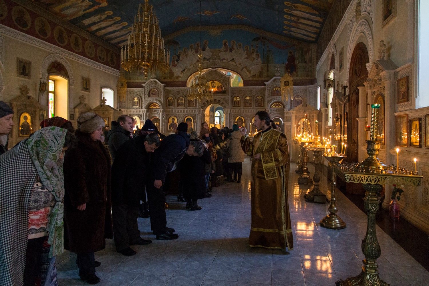 Высокопреосвященный архиепископ Александр совершил Чин прощения в кафедральном соборе Свв. Жен-Мироносиц г. Баку.