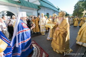 Годовщину интронизации Предстоятеля Украинской Православной Церкви молитвенно отпраздновали в Киево-Печерской лавре