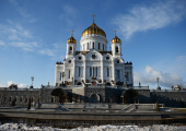 В Храме Христа Спасителя состоялся прием по случаю 70-летия Святейшего Патриарха Кирилла