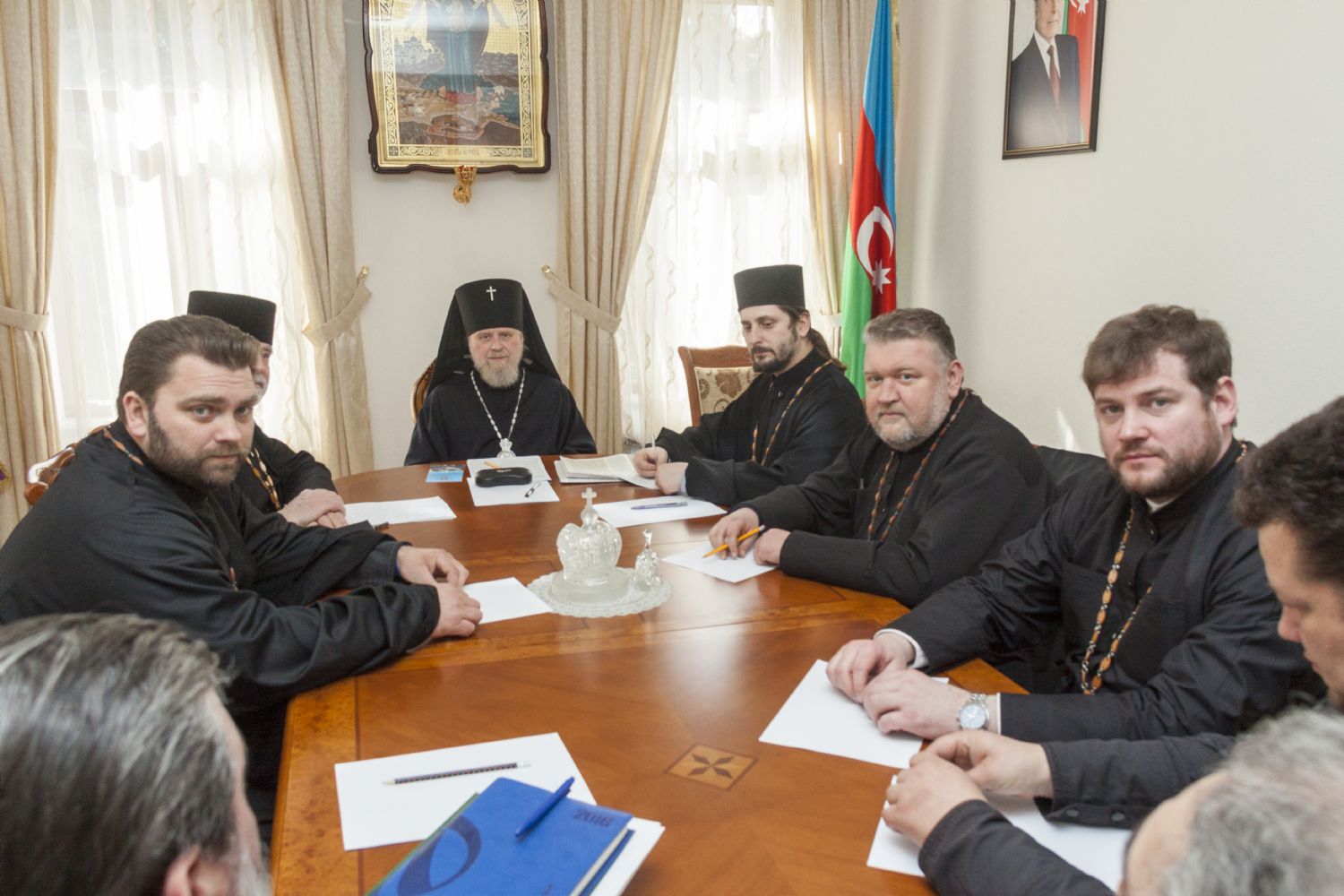 Под председательством архиепископа Александра в Православном религиозно-культурном центре Бакинской епархии был проведен Епархиальный совет.