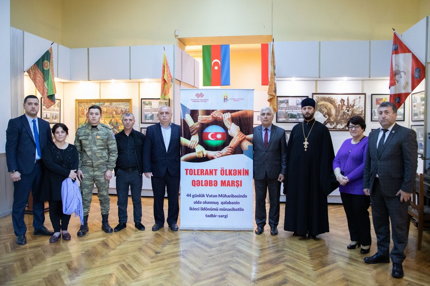 Секретарь епархиального совета принял участие в открытии выставки "Марш Победы толерантной страны"