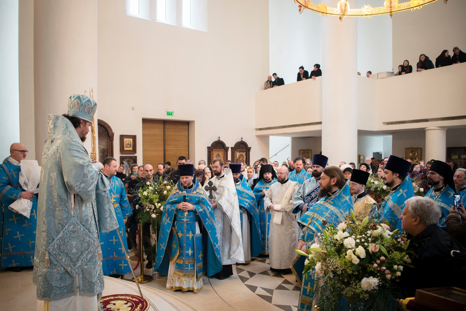 Секретарь Бакинской епархии принял участие в храмовых торжествах кафедрального собора Святой Троицы г. Парижа