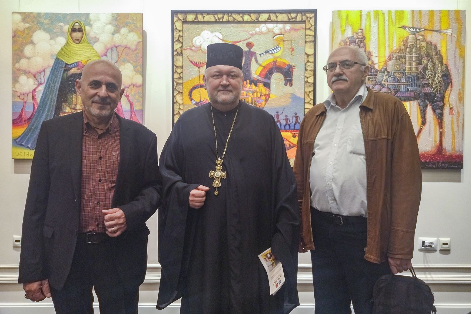 В "Русском доме" в Баку состоялось открытие персональной выставки картин известного азербайджанского художника Эльдара Бабазаде