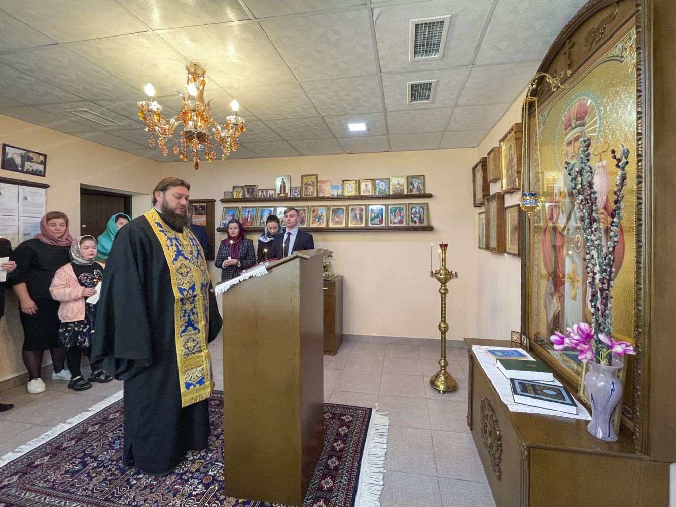 В православной часовне в честь святителя Кирилла Туровского при Посольстве Республики Беларусь в Азербайджане был совершён молебен