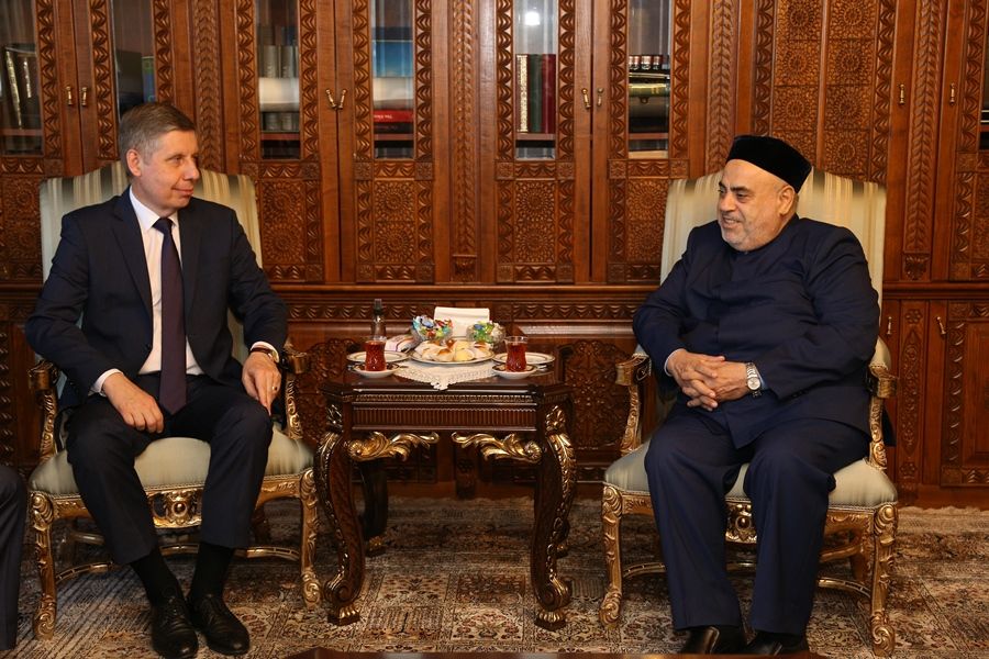 Cостоялась встреча председателя Управления мусульман Кавказа с новоназначенным послом Российской Федерации в Азербайджане