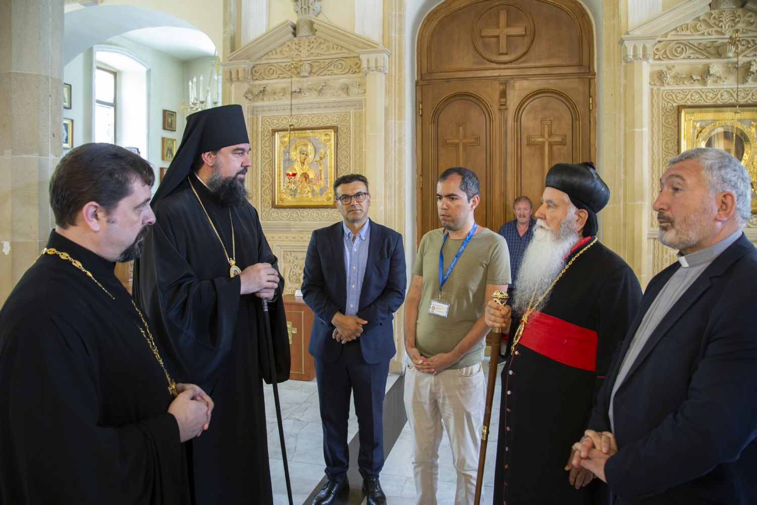 Состоялась встреча епископа Алексия с архиепископом Сирийской Церкви Юлиусом Ханна Айдыном