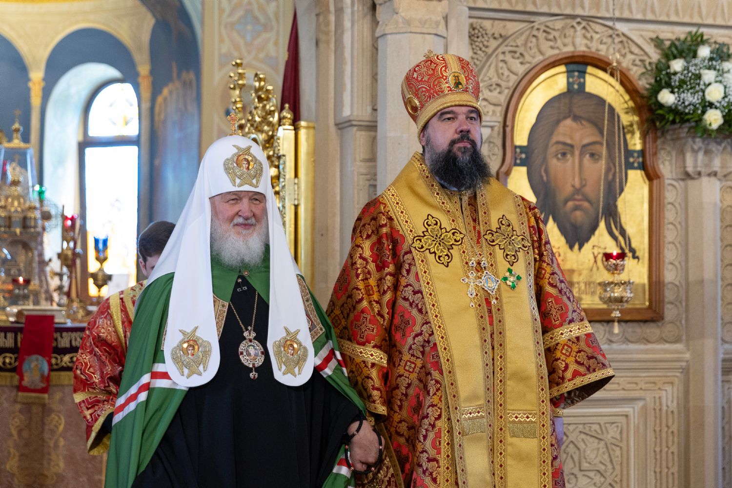 Святейший Патриарх Кирилл совершил Божественную литургию в кафедральном соборе святых Жен-Мироносиц г. Баку