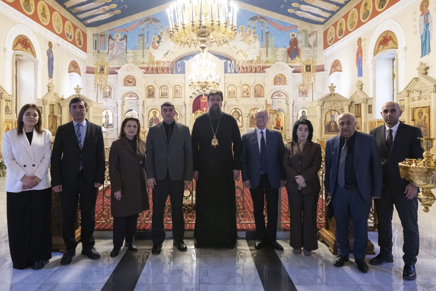 Епископ Алексий встретился с членами Общественного Совета при Государственном Комитете по работе с религиозными организациями